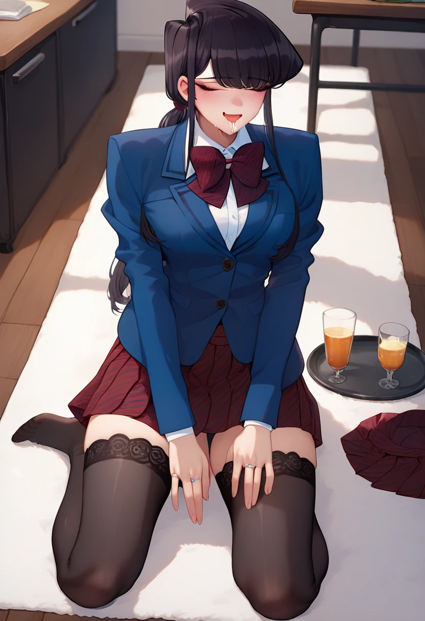 ((Correct Anatomy)),((Sit at the bar counter)),((Holding a cocktail glass)),((((Sailor suit)))),((Beautiful feet)),((White lace panties)),((A shy smile)),((mini skirt)),((Black Pantyhose)),((black tights)),((high school girl)),Ultra-high resolution,Mature Woman, Mature Woman, Very detailed,Extremely fine skin,Beautiful Skin,((Sweating all over the body)),(Big Breasts),((Beautiful legs)),Perfect hands, Detailed fingers, Beautiful details, ((Long Hair)),((ponytail)),Black choker, Earrings,loafers,Luxury,Perfect Eyes, Captivating eyes