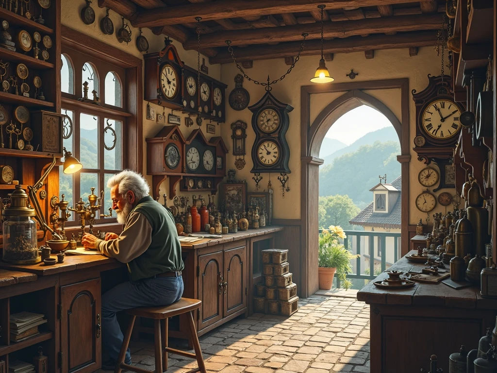 people liked him because he not only repairs their watches but also their memories