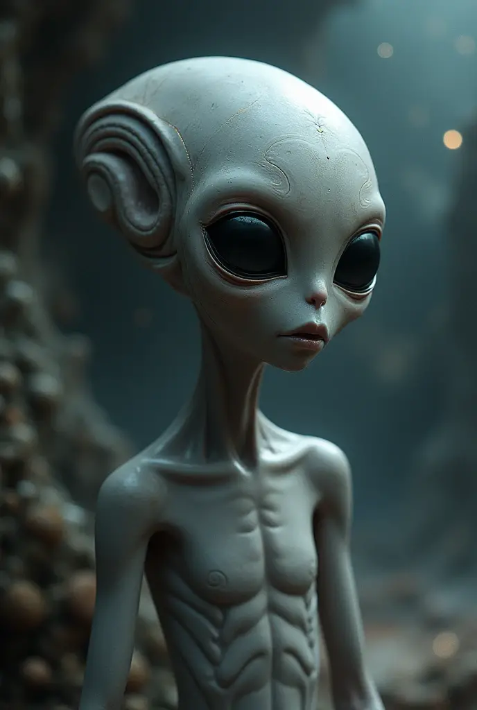 Translucent ethereal aliens
