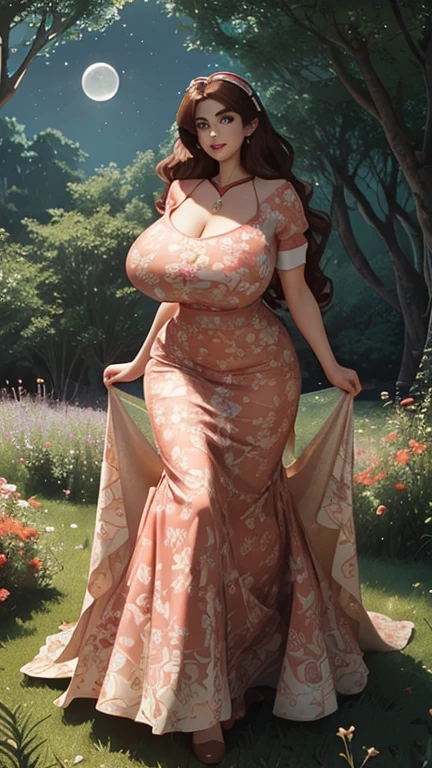 (masterpiece:1.2), (best quality), (ultra detailed), (8k, 4k, intricate),(half body:1.2),(cowboy:1.2),(highly detailed:1.2),(detailed face:1.2), (detailed background),(portrait),detailed landscape,(dynamic pose:1.2),hana 1girl, solo, breasts, looking at viewer, blush, smile, short hair, open mouth, large breasts, dress, holding,cleavage, bare shoulders, green eyes, collarbone, full body, pink hair, outdoors, sky, day, cloud, bag, red dress, pink dress, handbag, off-shoulder dress(((full body))) , (((sexy pose, model pose, standing pose)))((Huge hips:1.3))