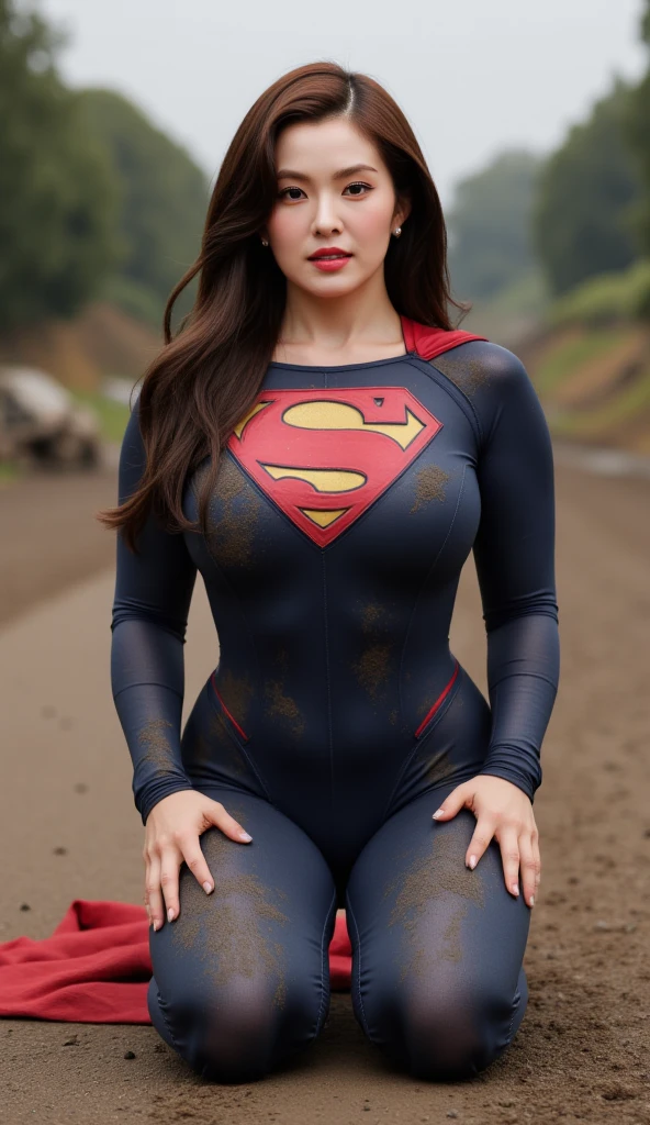(mature, superheroine bbw , full body, spandex, perfect body), david and goliath, (next door superheroine), hypno