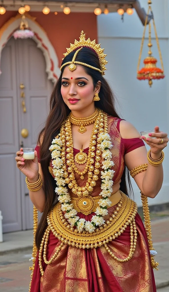 Ancient Indian mythology hot goddesss vimala raman devi showing huge ...