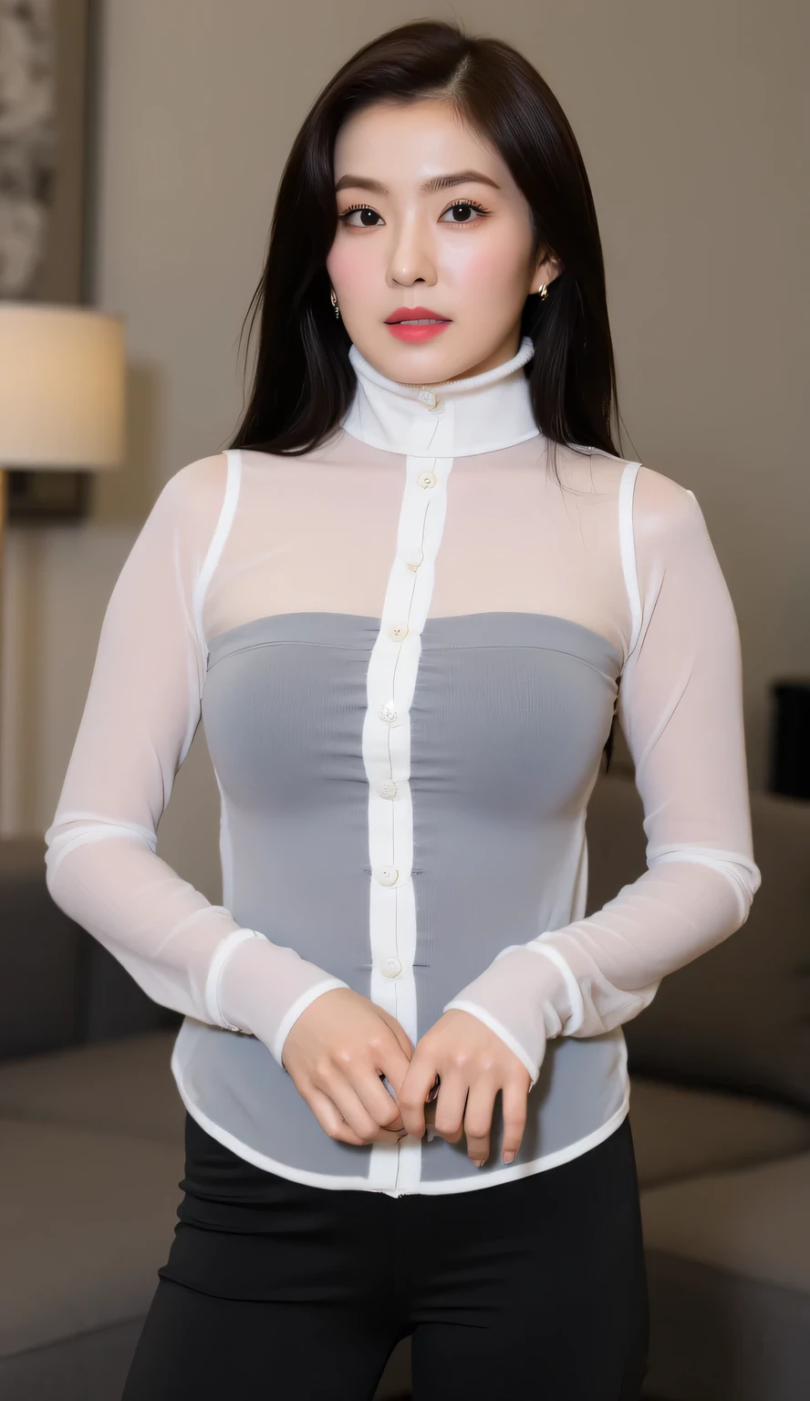 ((highest quality、8k、master piece:1.3))、(real、フォトreal:1.4)、RAW photo、High resolution、(完璧な体型のbeautiful女性:1.4)、beautiful顔、detailed and perfect face、perfect proportions、 big breasts、cleavage、thin waist、belly button、big ass、gap between crotches、sexy thighs、(Curvaceous:1.3)、beautiful、smile、(Brightness:1.4)、(sheer latex bodysuit:1.3))、(white translucent suit) 、(Pichi Pichi body suit)、You can see that my nipples are hard.、((oily skin:1.4))、uneven skin、Fineness of the skin、pores、silk hair、Fineness of the eyes、double eyelid、((direct light: 1.4))、cute、japanese model、日本のbeautiful女性、(Fair skin:1.2)、smile、(Fair skin:1.4)、