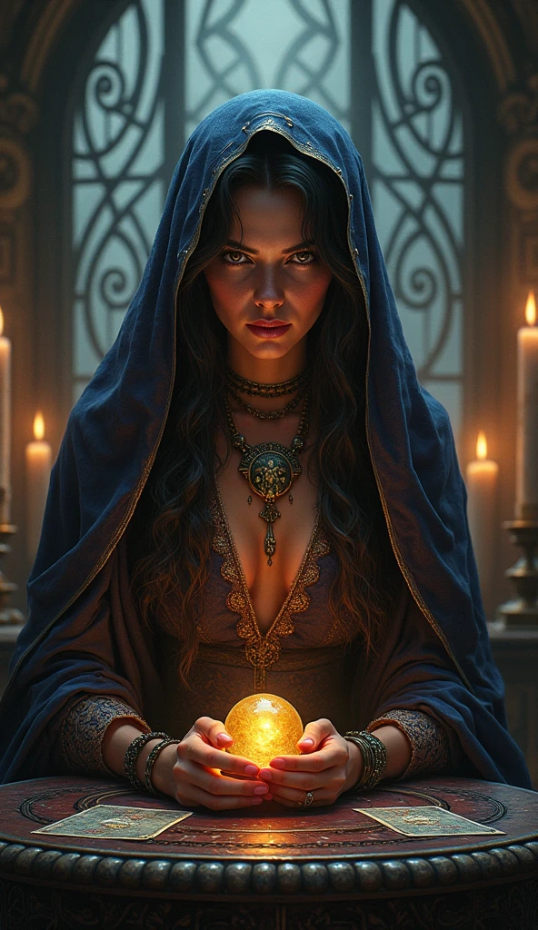 Female fortune teller
