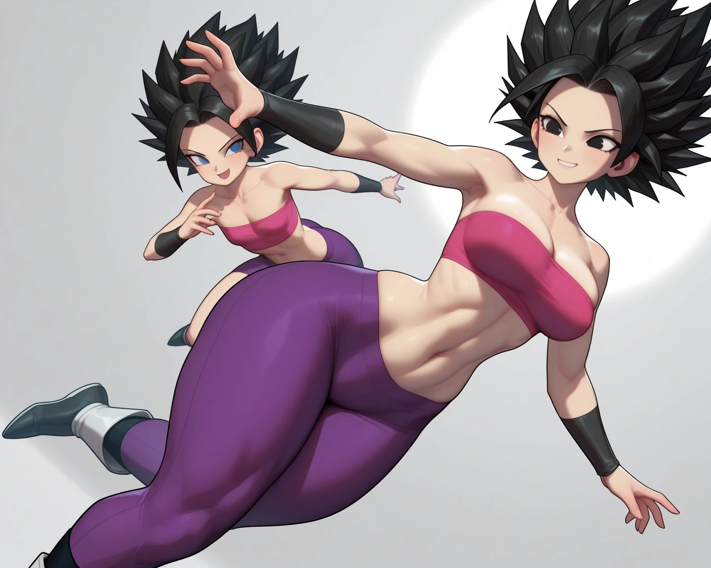 Kefla , Fitgirl
Solo . Fullbody . Simple background , back view