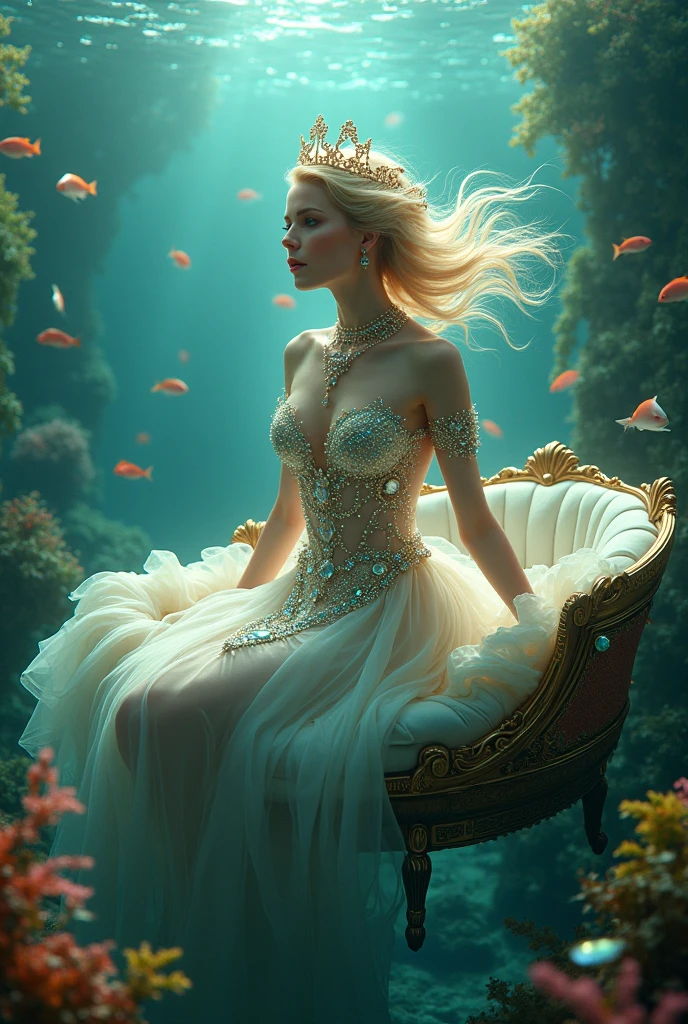 a seawoman in a vessel