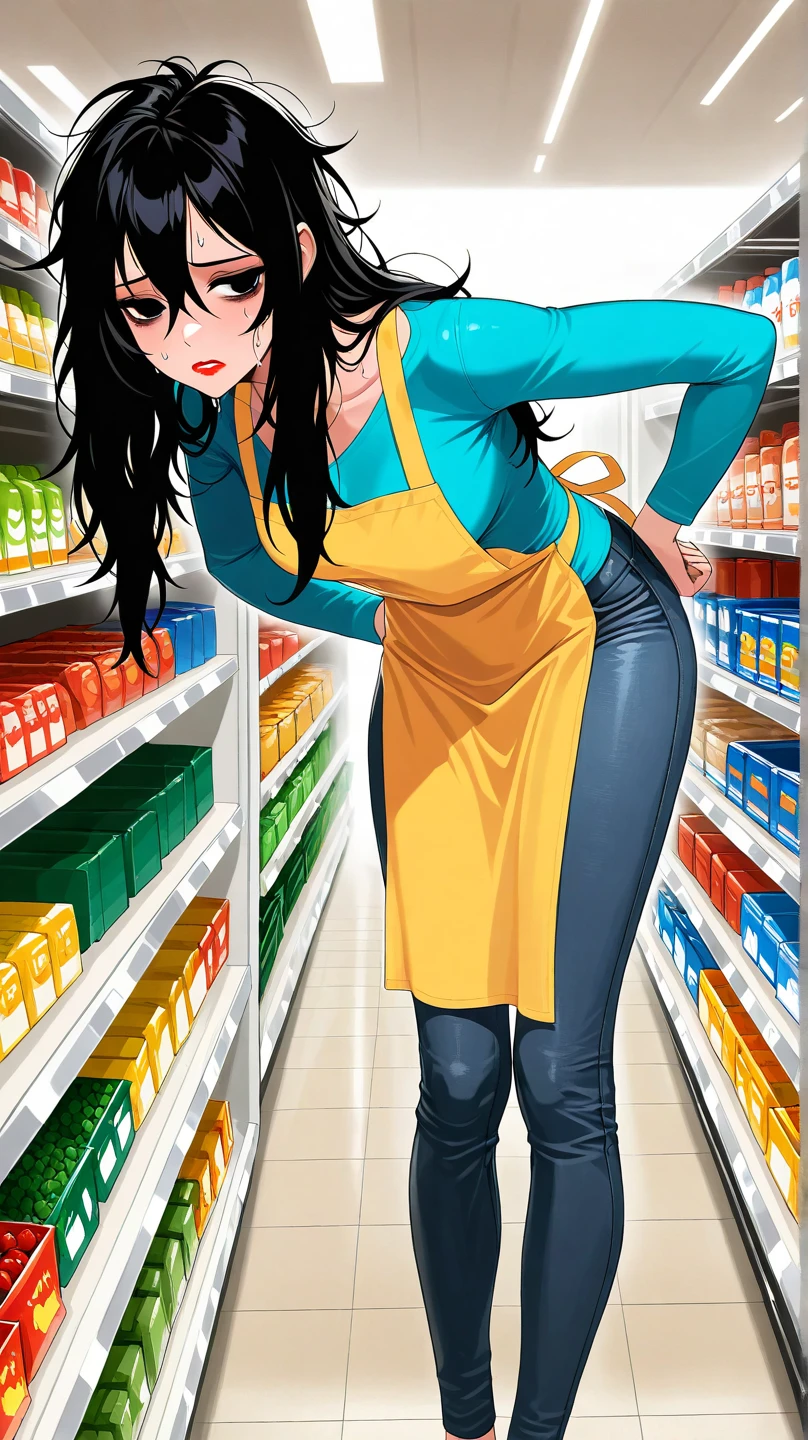 Beauty mother-in-law Height difference shopping Supermarket Black Hair Straight long hair hairpin White knitted sweater ((Mother and daughter have beautiful breasts)), mini skirt squat White panties, broken home, gang, (masterpiece), best quality, expressive eyes, perfect face, ((a teary beautiful kid girl being spanked)), unclad, skirt lifted, (red bottom), pinned down, puffy nips, damsel in distress, ((cute body)), (thighs spread open),ryona, short, slap mark, dripping, spurting