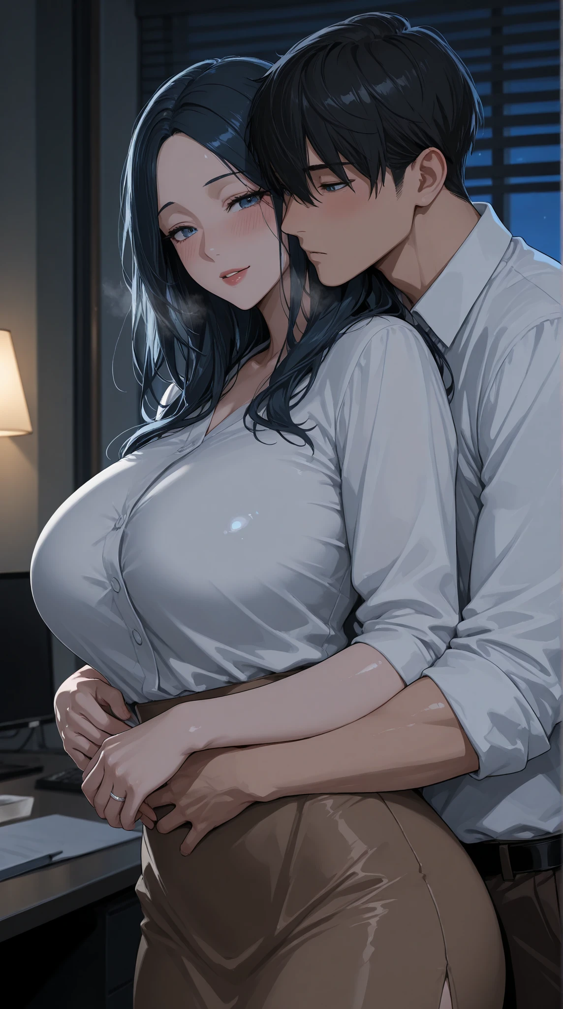 lesbian (very long yellow hair)(pechos big ones, Thighs big ones)(with clothes it is very tight) that he is kissing at school with his girlfriend,(pechos big ones, Thighs,(naked) big ones)lesbian love