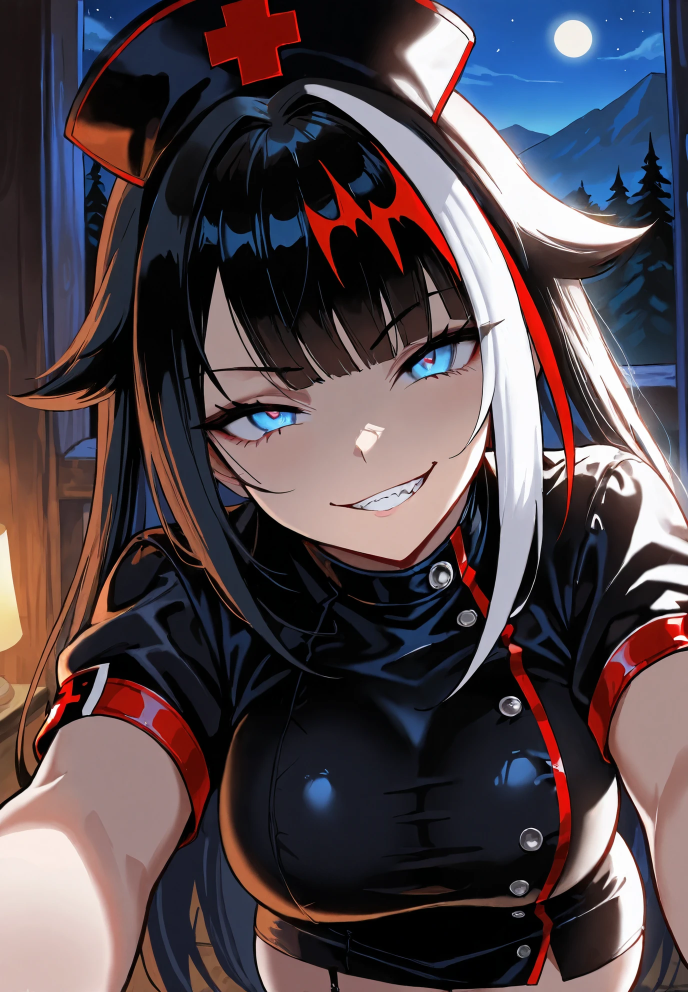solo, masterpiece, best quality, agrias, grey sweater, black leotard, standing, looking at viewer, short hair,oculos,evil smile, evil look, juri han,luvas preta,roupa azul,yandere rosto,low lighting,coxa sarada copo detalhado,olhando para frente
