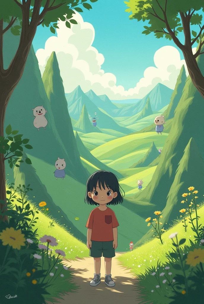 trun it into a ghibli