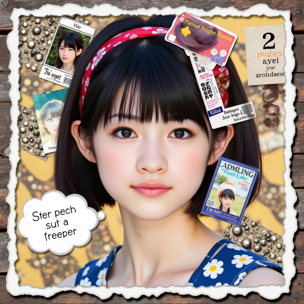 (best quality, 4k, 8k, high resolution, masterpiece: 1.2), ultra detailed, (realistic, photorealistic, photorealistic: 1.37)portrait of a girl with a sticker collection book, colorful illustrations, detailed stickers, vibrant colors, soft pastel tones, natural lighting, high resolution, whimsical atmosphere.