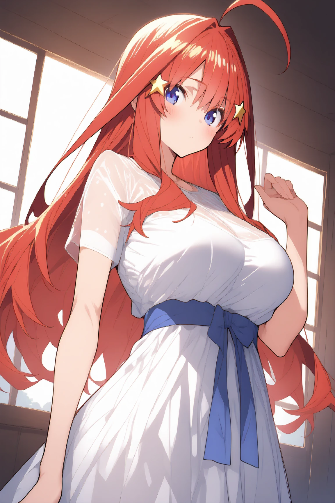 best quality, highres, absurdres, ultra detailed, 1girl, solo,  <lora:TheresiaV1:1>, Theresia, ponytail,