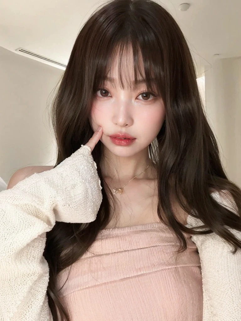 bae suzy com grande cabelo loiro escuro, bow in hair, roupas rosas e brilhosas, beautiful asian female, im jin ah, nana after school, suzy miss a, satomi ishihara, jang wonyoung, todas do grupo red velvet, bae joohyun, irene, inspirado em bae suzy