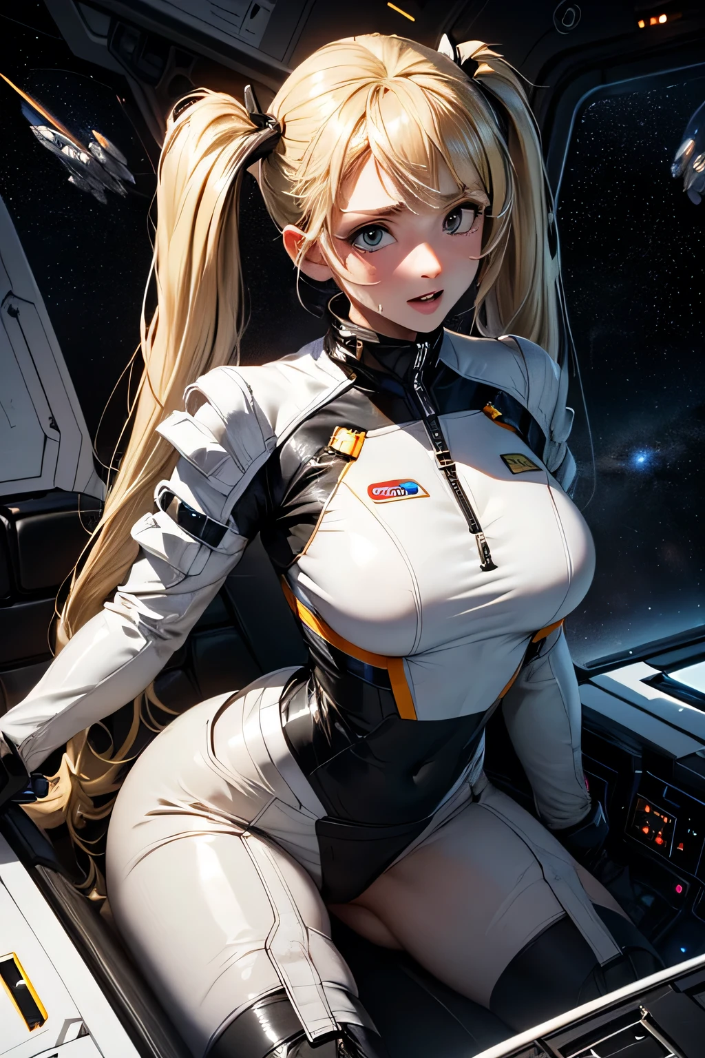15:26:06 (masterpiece), RAW Photos, ((Very detailed)), high quality, 最high quality, charm, (One girl, alone), beautiful, Best lighting, Muscular, Mature Woman, Perfect body, View your viewers, Maternal, Shiny skin, Oily skin, Fascinating, Sexy smile, Large Breasts, Huge breasts, Large Breasts, Shiny skin, (((black eye))), black eye, Gray Hair, (((White long hair, long straight Gray Hair with bangs))), (((Spacesuit))), Lunar Surface, ((Core Practices)), ((beautiful central park)), Realistic central park, Detailed Background, Super detailed, 8K, high Realistic, High resolution, Highest resolution, Detailed Hand, Detailed fingers, Detailed anatomy, Detailed Body, (High detail), Detailed Weapons, (High detail fingers), 最高のProfessionalポーション, (Complex in every detail), (Portraiture), Best Photos, High resolution, Digital SLR, repair, fit, Full Color, ((Realistic)), ((photoRealistic)), Strengthen, Detailed pose, Perfect pose, 最高のProfessionalポーションポーズ, Soft Light, Natural light, Detailed light, Professional, wonderful, thin, Tight waist, (Are standing), ((From the side)), Vivid, Sexy pose, whole body