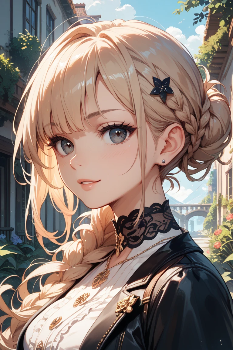 Make your hair black and your eyes black