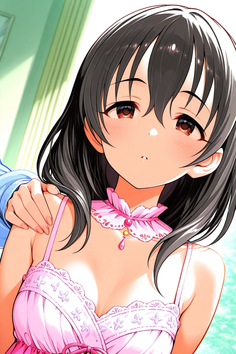 nsfw,uncensored,super fine illustration,8K CG wallpaper,best quality,extremely detailed,ultra high res,best aesthetic),(cowboy shot,from front), 1 girl, idol master,(it has kamiya),,(brown hair), (medium long hair),(forehead:1.1),((red eyes)),shiny hair, shining eyes, delicate line tail face, sitting, spread your legs, leaning forward, open your mouth, (glin),(smile:1.5),(one eye closed:1.5),((flat chest,midium breast)),(ahegao:1.5),((stick out tongue:1.3)),(Completely naked:1.5), (glowing skin:1.3), (Sweat:1.4), (brown pubic hair:1.5), (brown armpit phair:1.5),open vagina:1.3), (bukkake:1.7),(cum on Face:1.5),(cum on hair:1.5),(cum on armpit:1.3), (siting), (squatting),(vaginal penis:1.2), testicle, (a man:1.2), hetero, (lady sit astride on man:1.3), (sex,lady on top,ass pov), (intense sex:1.6), (concert hall,perfect lighting),(look at camera)(((multiple boys:1.9, peeing on a girl,multiple penises:1.9, gangbang))),looking at viewer),(happy:1.5,love:1.3),(dynamic pose),(spoken heart:1.5),(peace sign:1.5),(idol live stage1.3),(bloom:1.3),(photograph:1.5),