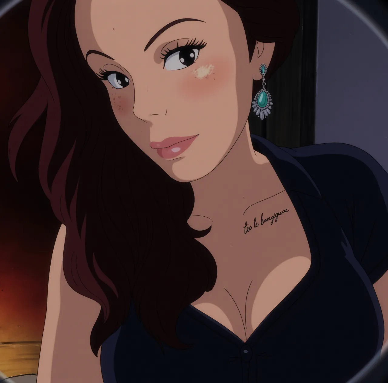 best quality, good quality, refined, final quality,
<lora:LoisLane 40:.5> lois lane, shy pose, embarassed pose, blushing, wearing lingerie,