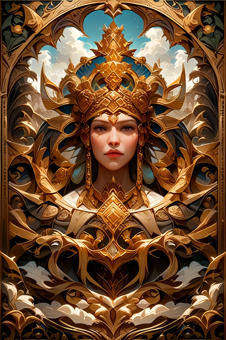 Create a unique aesthetic through the art of collage~Maximum definition image, Inspiration from Epic, with fine details and predominant background