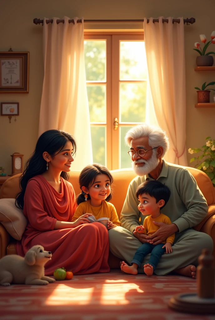 एक दिन घर में सब लोग बैठकर बातें कर रहे थे। पापा घनश्याम जी, मम्मी निशा जी, अयान और बरसा, और दादी भी उनके साथ बैठी थीं।