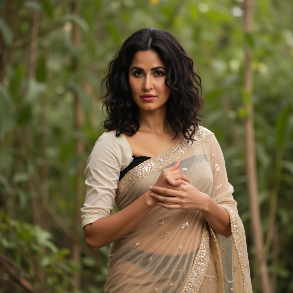 Katrina kaif in sexy look at assamese dress