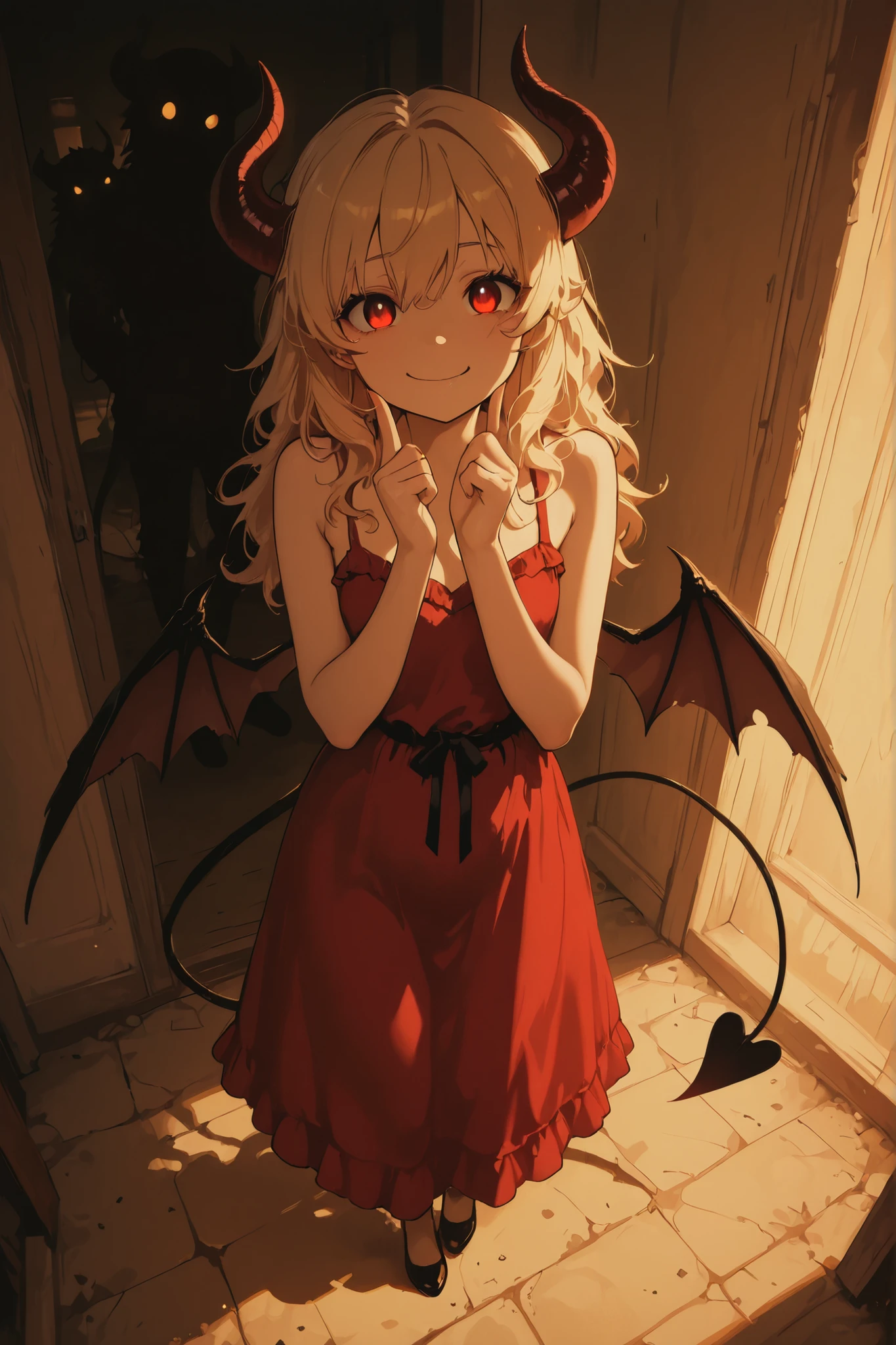 smile, Quality: masterpiece, best quality, amazing quality, ultra-detailed, highly aesthetic, absurdres, (4k,8k,Ultra HD), newest, very awa, highres; glowneon,glowing,sparks,lightning, hauntedglow, glowing eyes, nfxlyria