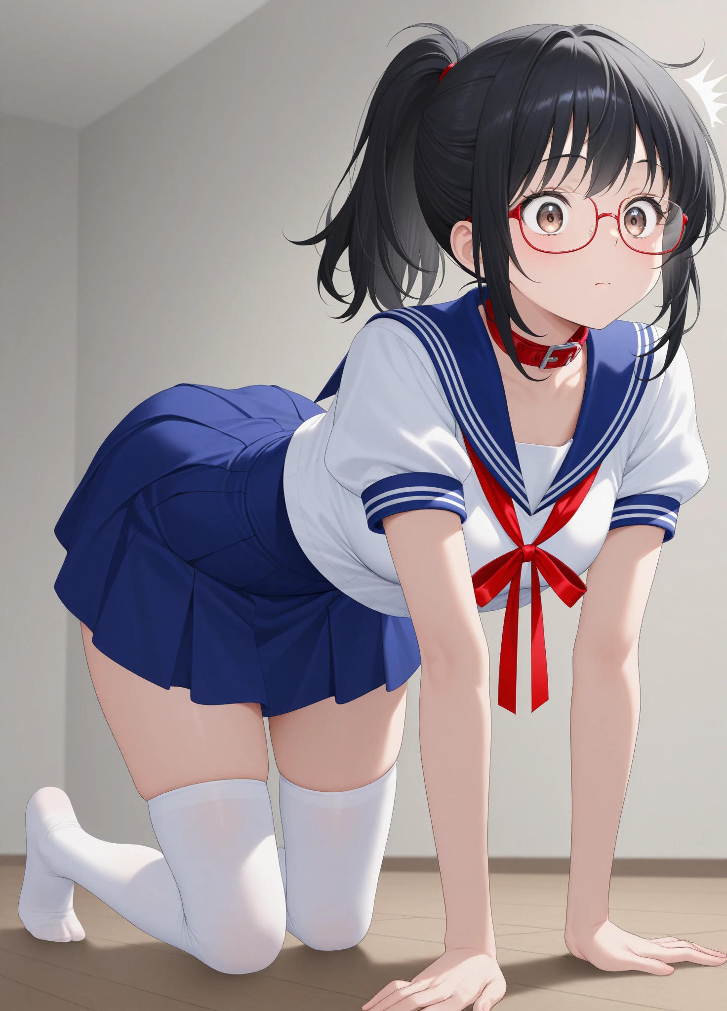 1girl, sozinho,
myoukou \(Kancolle\),
dentro, Japanese-style room, Tatami, Shiromuku,Capuz Branco,quimono branco, Seiza, sorrir,
