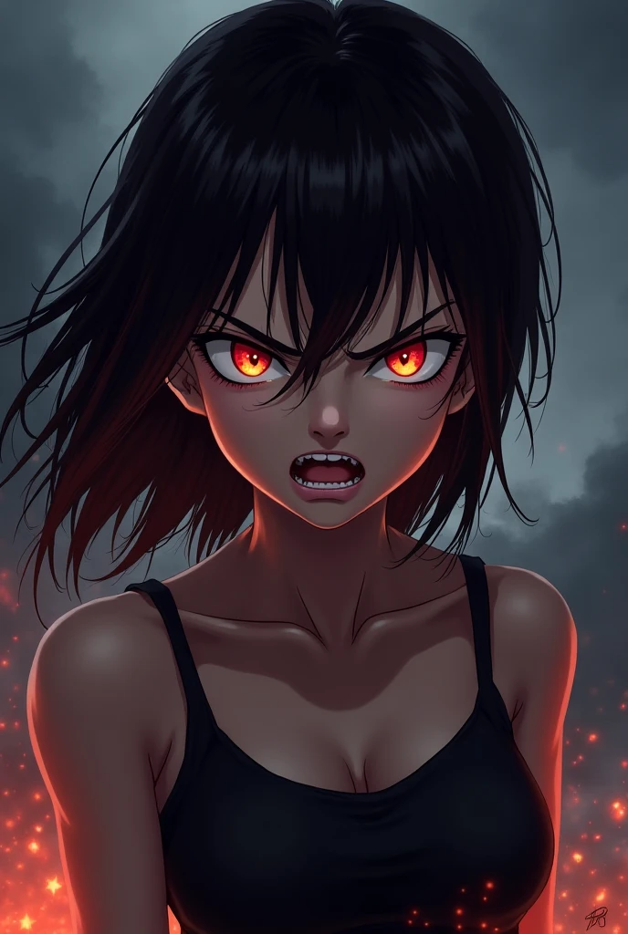 (masterpiece:1.0), (highest quality:1.0), (hdr:1.0), (1girl:1.2), neon clothes, (orange eyes:1.1), (glowing eyes:1.2), (dual toned hair:1.2),(black and white hair:1.1), (glowing hair:1.2), (looking at viewer:1.1)