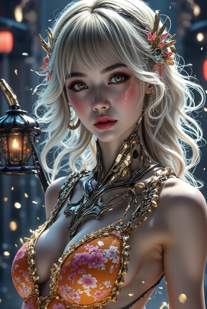 1 Russian woman, extremely beautiful and very albino. Extremely slender, with freckles, Big bright blue eyes, wearing pink sweater, bare shoulders, symmetrical body, fully corporeal, sensualizing, pouting with an expression of orgasm, highly arousing, ultra-realistic image, perfect symmetry, vibrant and clear, dynamic vision, high level of detail and definition, 1200 PPI – Photographic resolution with greater central realism, hyper-realistic and high-fidelity cinematic 4K UHD image resolution.