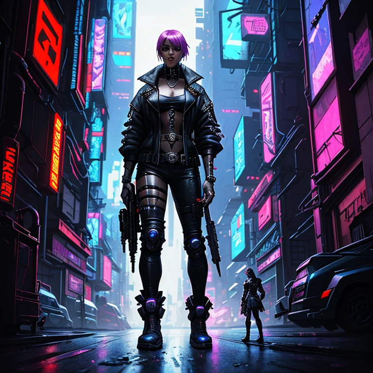 Cyberpunk fantasy universe outfit 
