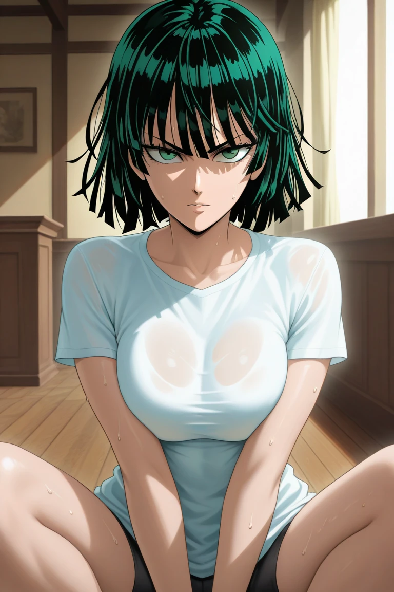 fubuki desnuda en su cama, se está masturbando, cuerpo sudado, cara de exitacion , she is masturbating in her bed, she is naked, her vagina is very wet , She is excited in her bed, legs spread, She is lying on her bed looking at the camera, focus on her vagina, She is masturbating with her right hand touching her vagina , Legs open, face excited