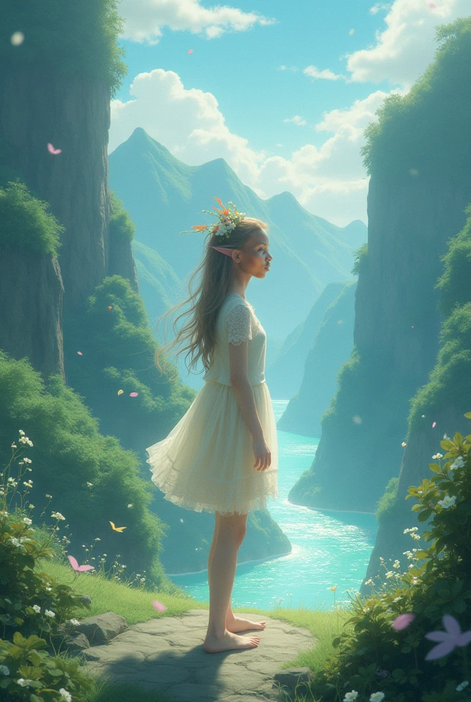 Transformer cette photo en style ghibi et respecter les détails 