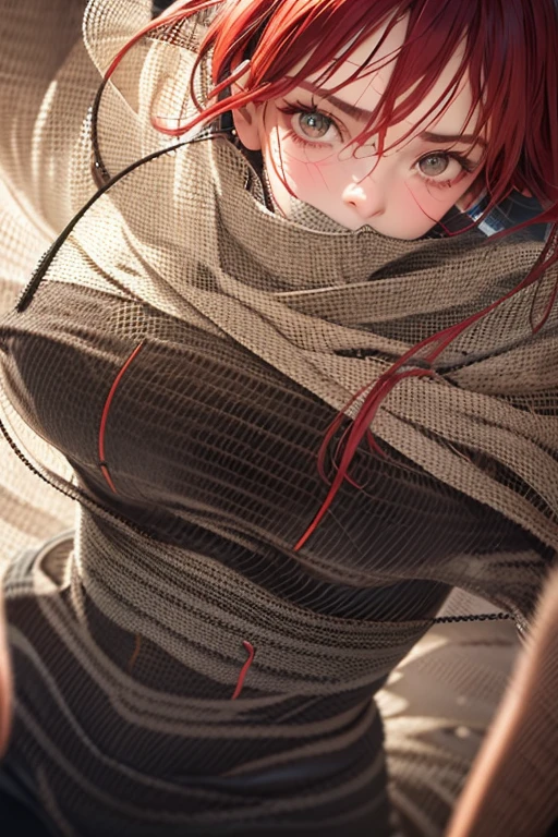 1. maam, in the mouth, armour, Red hair , Fighting posture, Photorealistic, Hyperrealistic, super detailed, Ogre style, hip is cocked, Dignified, low chest, delicate skin, Matte skin, soft lighting, subsurface tering , realistic, Ghosting , Masterpiece , Best Quality, ultra realistic, 8 thousand, the golden ratio, intricate , High detail , cinematic photogtaphy , soft focus, blurry background