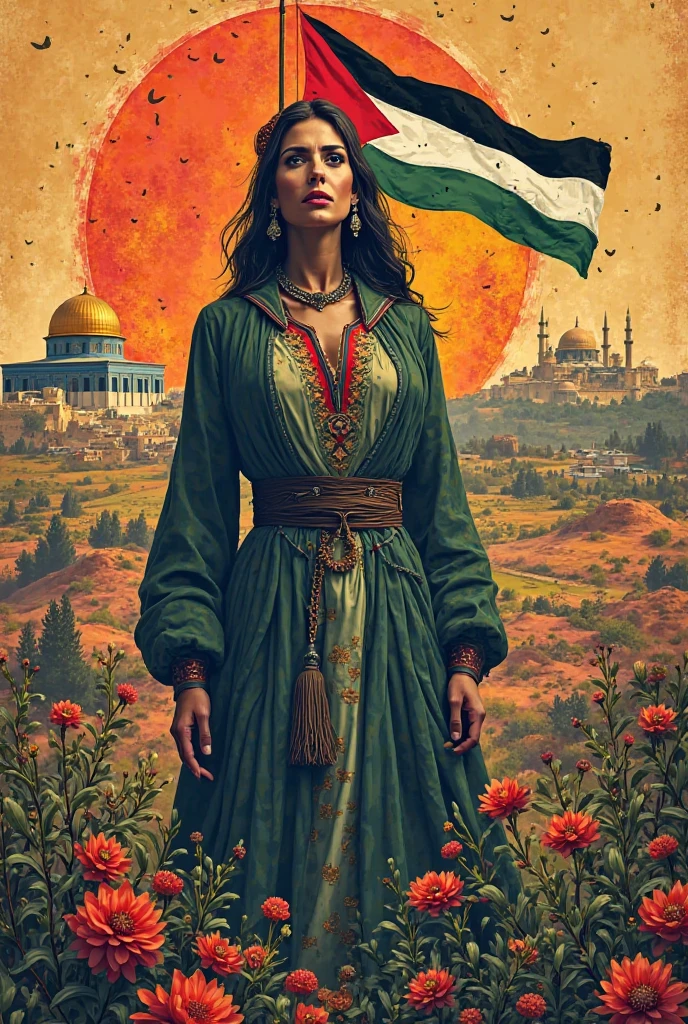 Create an unique poster on Palestine 