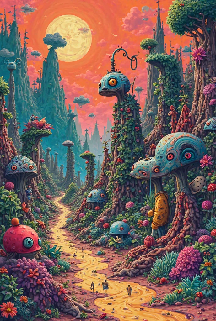 Eccentric illustration