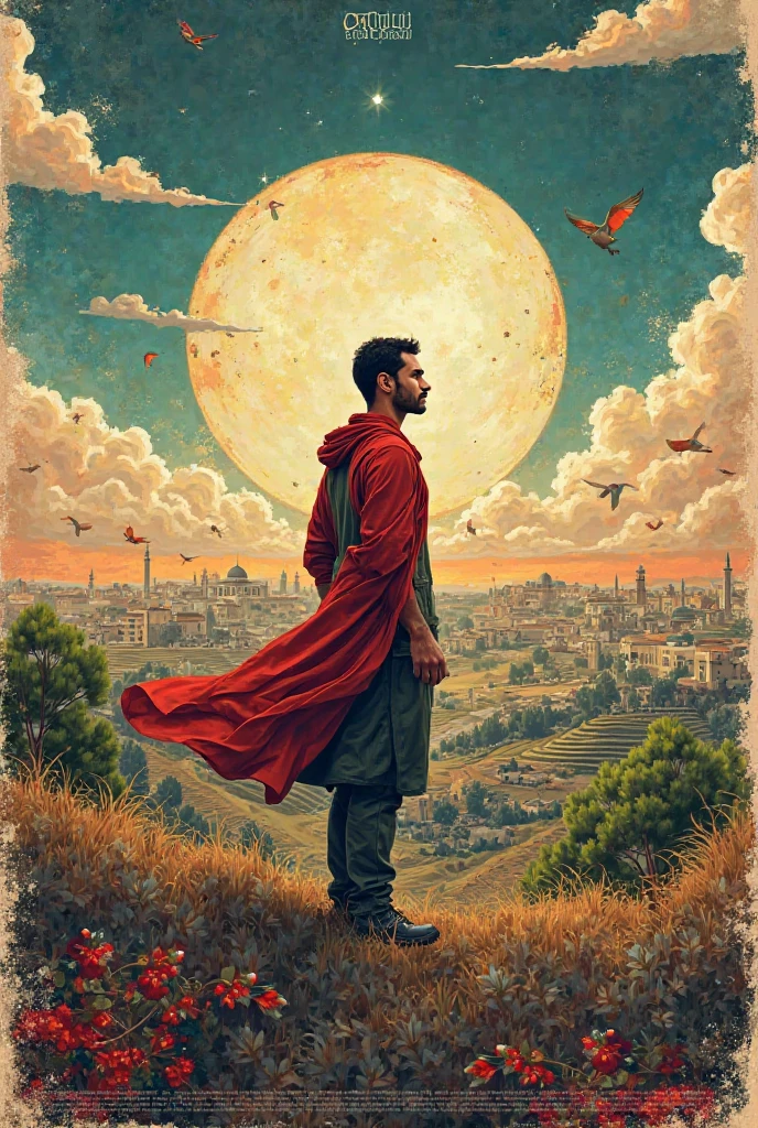 Create an unique poster on Palestine on topic hope