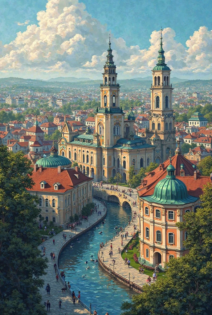 How do you imagine the city of Vitebsk in Belarus 