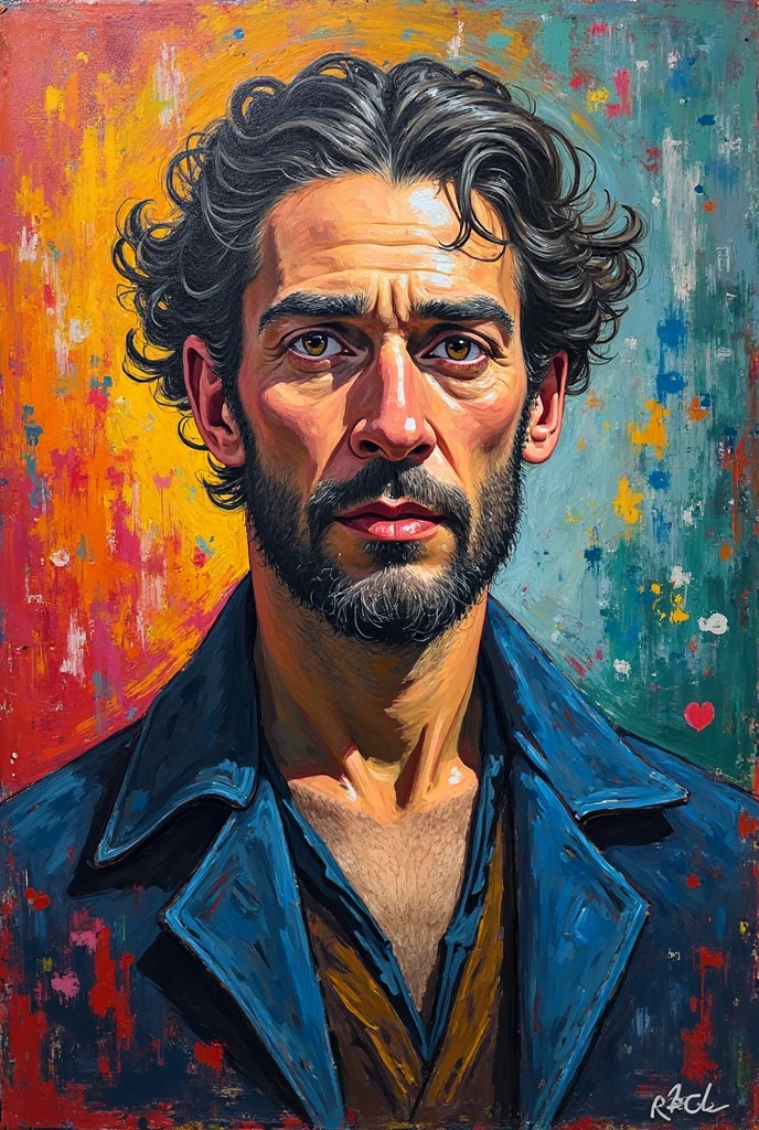 a painting by Luis de Camões in the type of painting FAUVISM