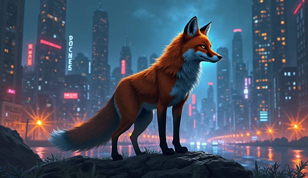 Fox 🦊 🌃🌃🌃🌆🌆