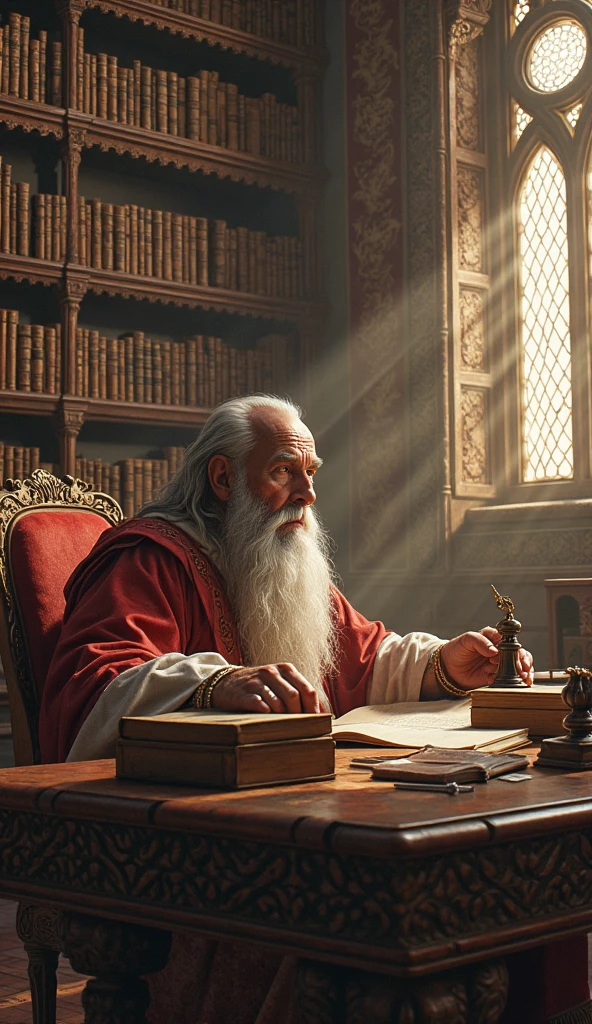 Solomon in a library