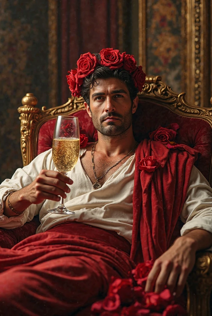 What Caesar in roses and champagne would look like in real life