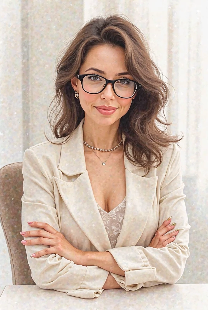 Professional, High level of detail, close up photo (attractive mature 45yo woman:1.3), long brown hair with hair ribbon, tied up, gray eyes, (teacher dress, off shoulder,belt, no bra)1.455,ray tracing, natural lighting, (seductive:1.1), (blushing:1.1 ), (classy, elegant, dandy)1.2, (round big breasts)1.2 (pokies)1.3, (toned body, hourglass body shape) (wipe hips), (full body with visible face and eyes)1.5, glasses, earnings, river, sakura tree, standing, necklace, tattoo on breast, hand hidden at back, bracelet