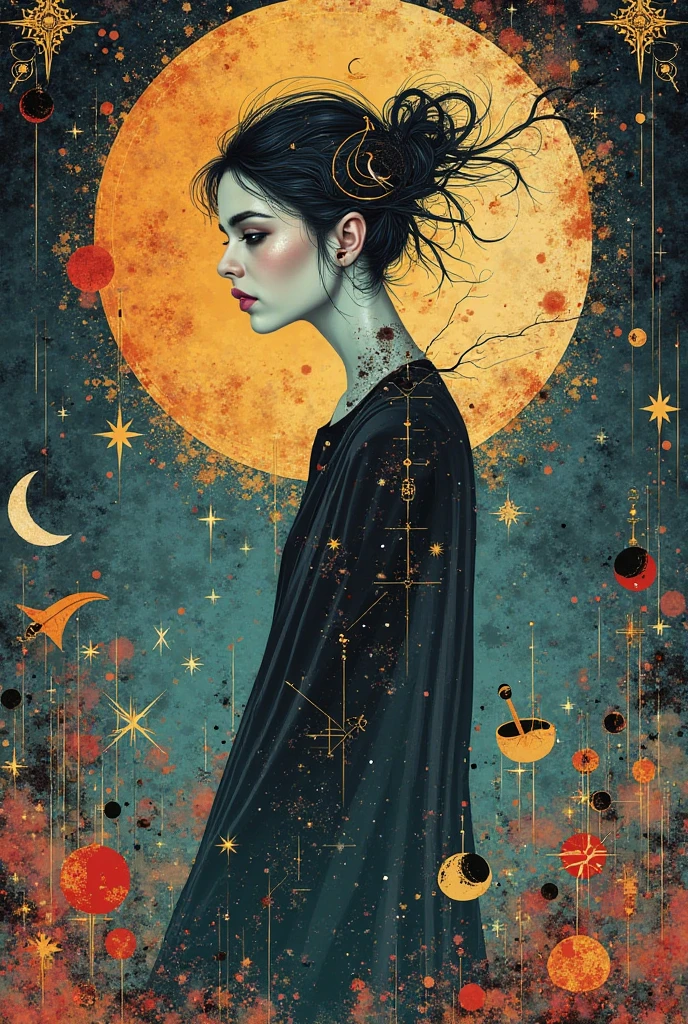 Create an image on a divider themed by the writer Arthur Rimbaud for a book fair