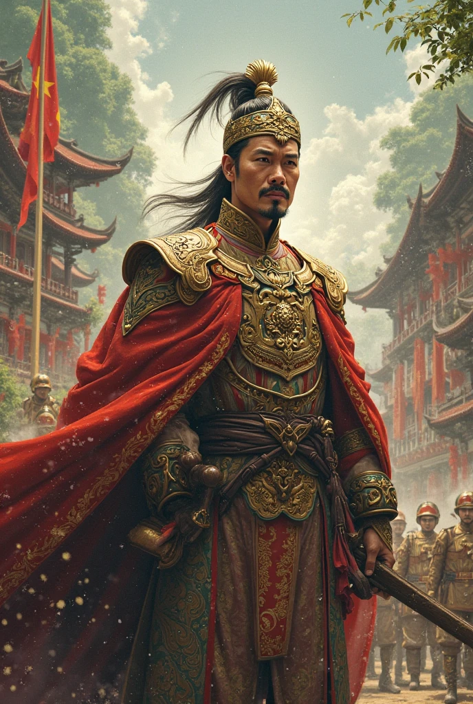 King Quang Trung- Nguyen Hue awakens Vietnam's patriotism, Not China, Vietnamese face, Vietnamese costume