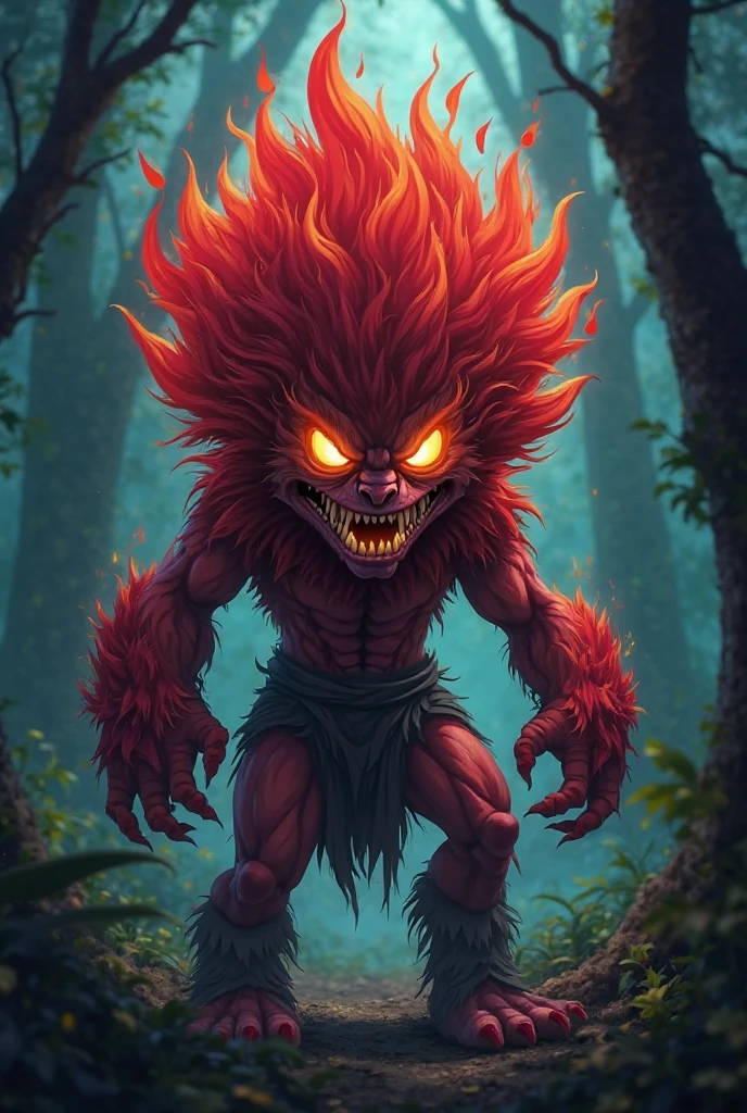 Dark Night moon, infernape,ghost style, lantern festival background,best quality, lighting