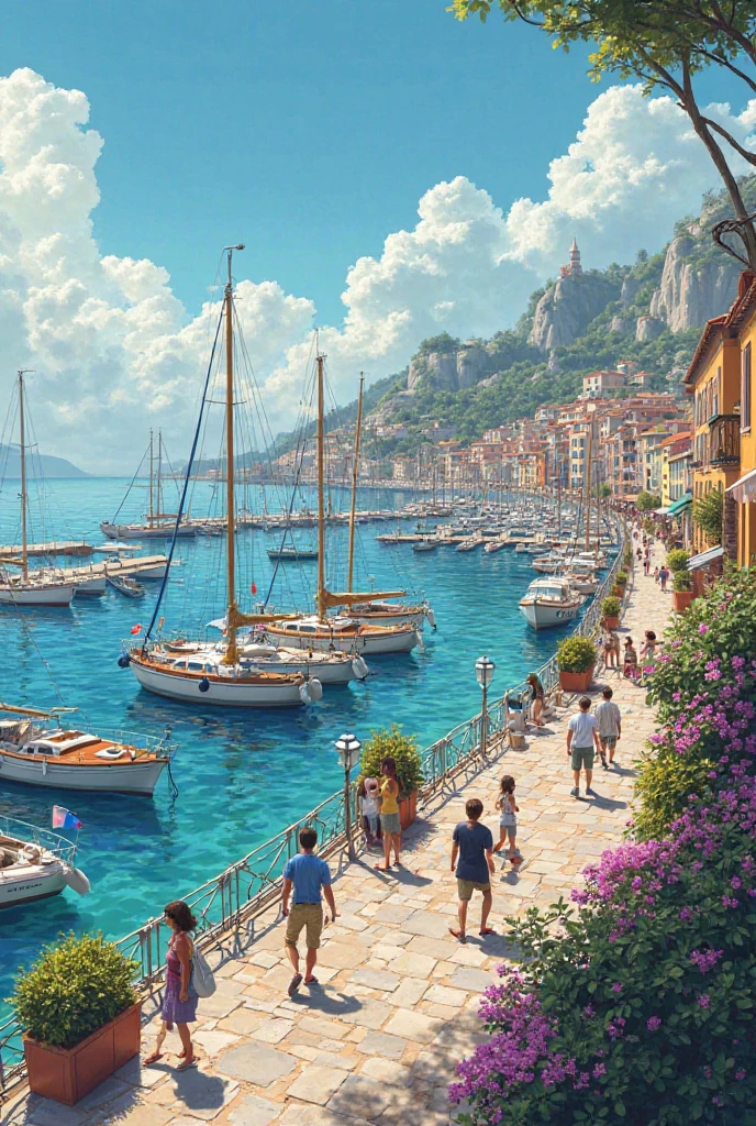 Visits to marinas and coastal cities 