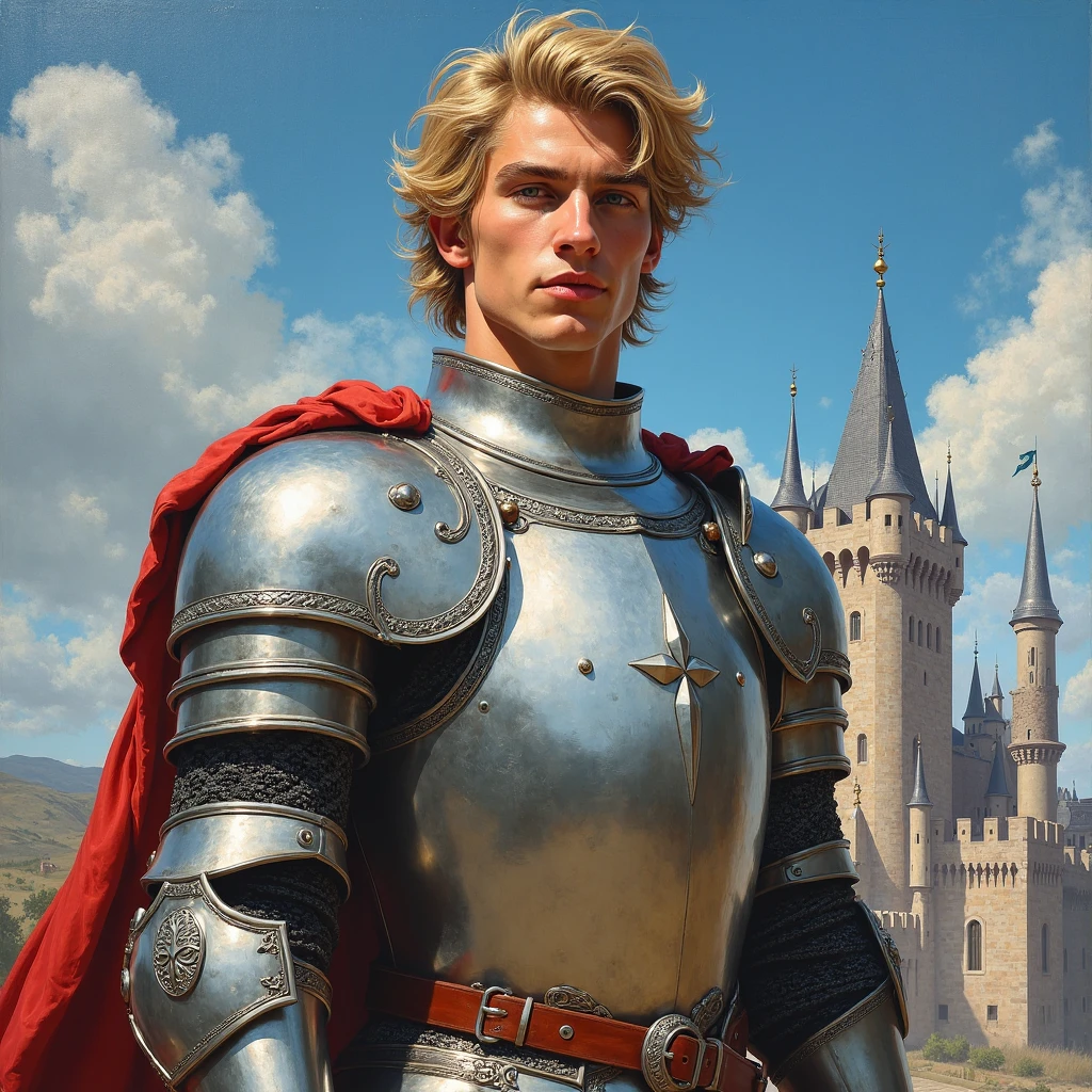 Alaric Weinehold - Prince's squire (knight after the tournament, takes the title), 21 years old
