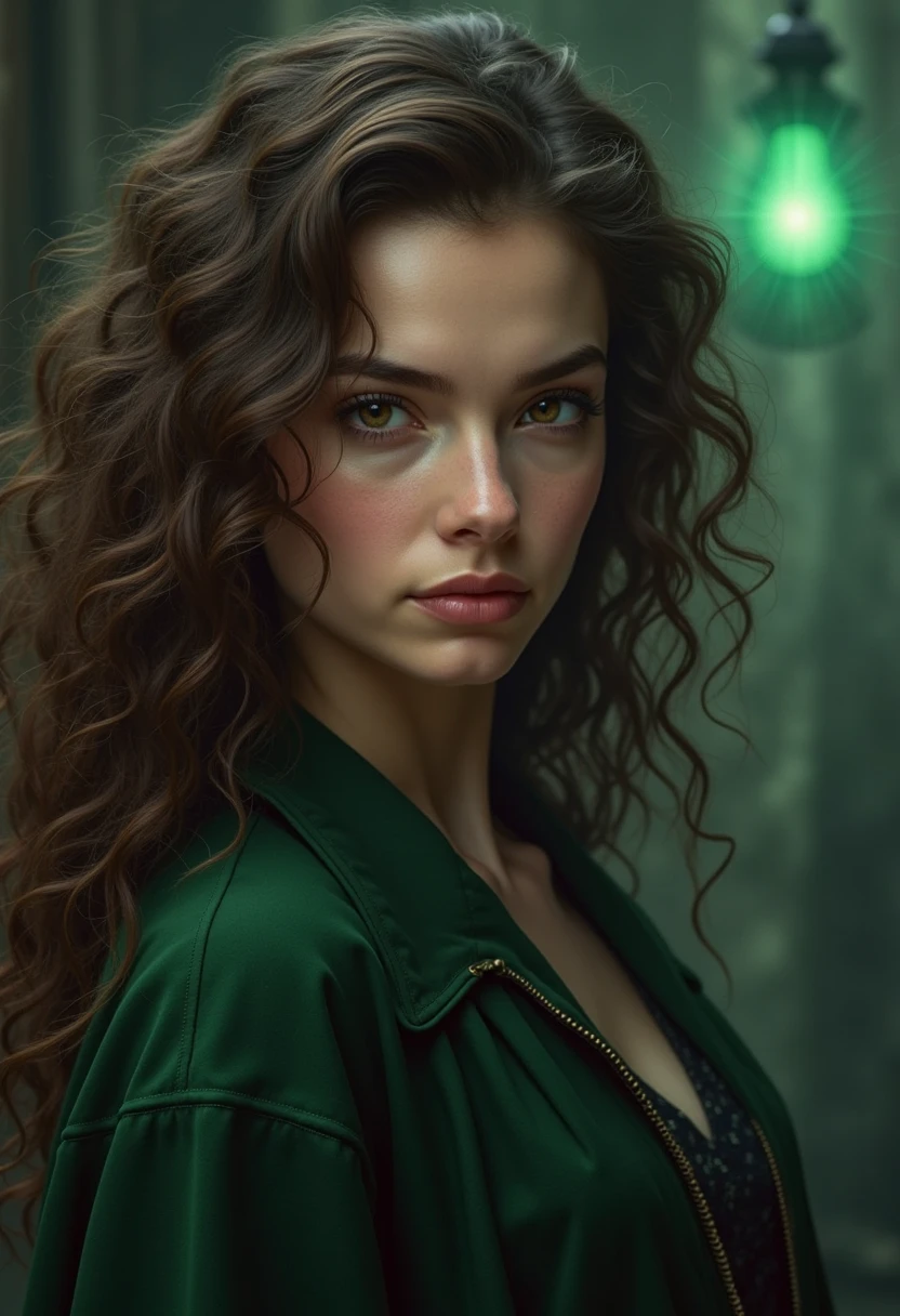 beauty faces, Girl, brown eyes、brunette、curly hair, light leather, The guy next to me , beauty faces, Without a beard, Without a beard, bristle, young, looks like Tom Marvello Reddle, wizards,  hogwarts, Slizerin