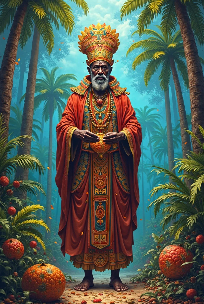 Make the Father of Exu offering 