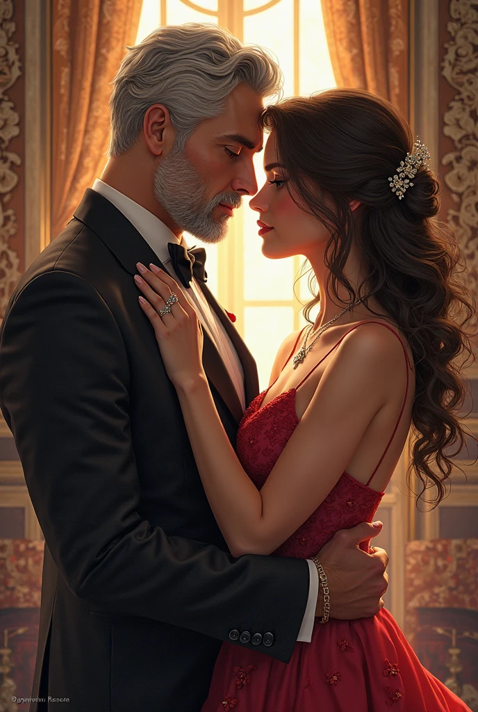 A middle-aged man loves a mistress of forty years old, and a thirty-year-old man loves both a middle-aged man and a mistress of a middle-aged man, forming a love triangle