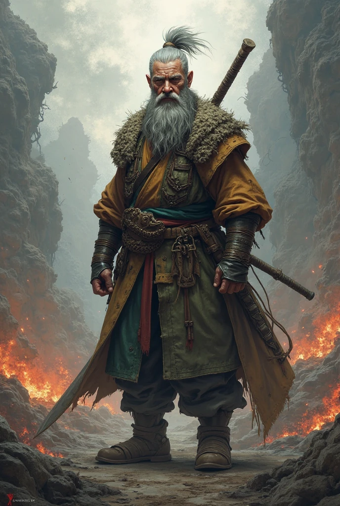 Gon Tai, 70 years, combat expert, looks where the chaos is with hope and courage 